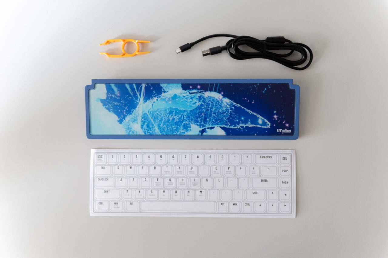 Utyping UT65 レビュー：人気イラストレーター描き下ろし「星鯨