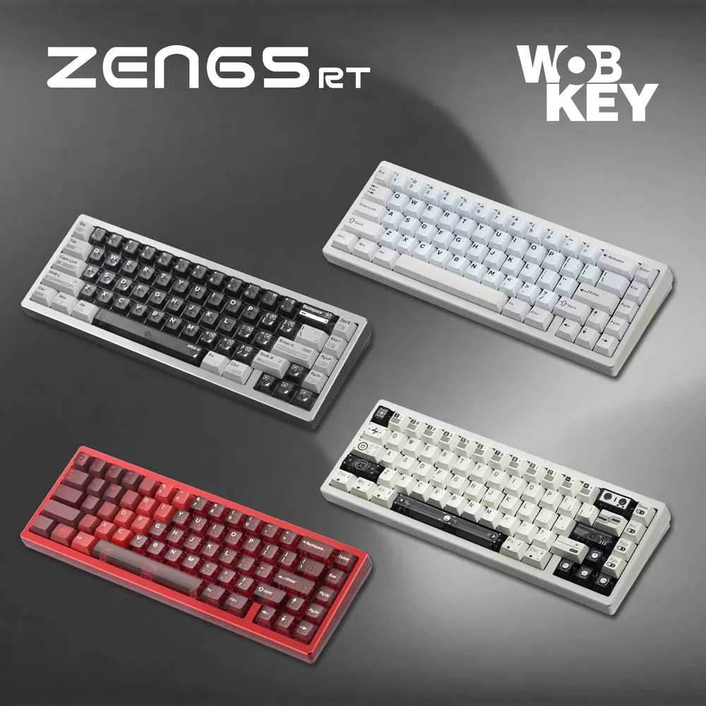 【新品】WOBKEY ZEN65 RT ラピッドトリガー ホワイト WOBKEY ZEN 65 RT レビュー：8,000Hz＆0.01mmラピトリ対応、フルアルミ