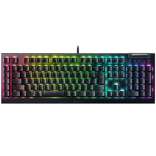 BlackWidow V4 X Green カスタマイズ可能な6個の専用マクロキーによりさまざまなコントロールに対応した